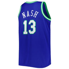 Steve Nash Dallas Mavericks Big & Tall Hardwood Classics 1998/99 Swingman Jersey Blue - Mitchell & Ness