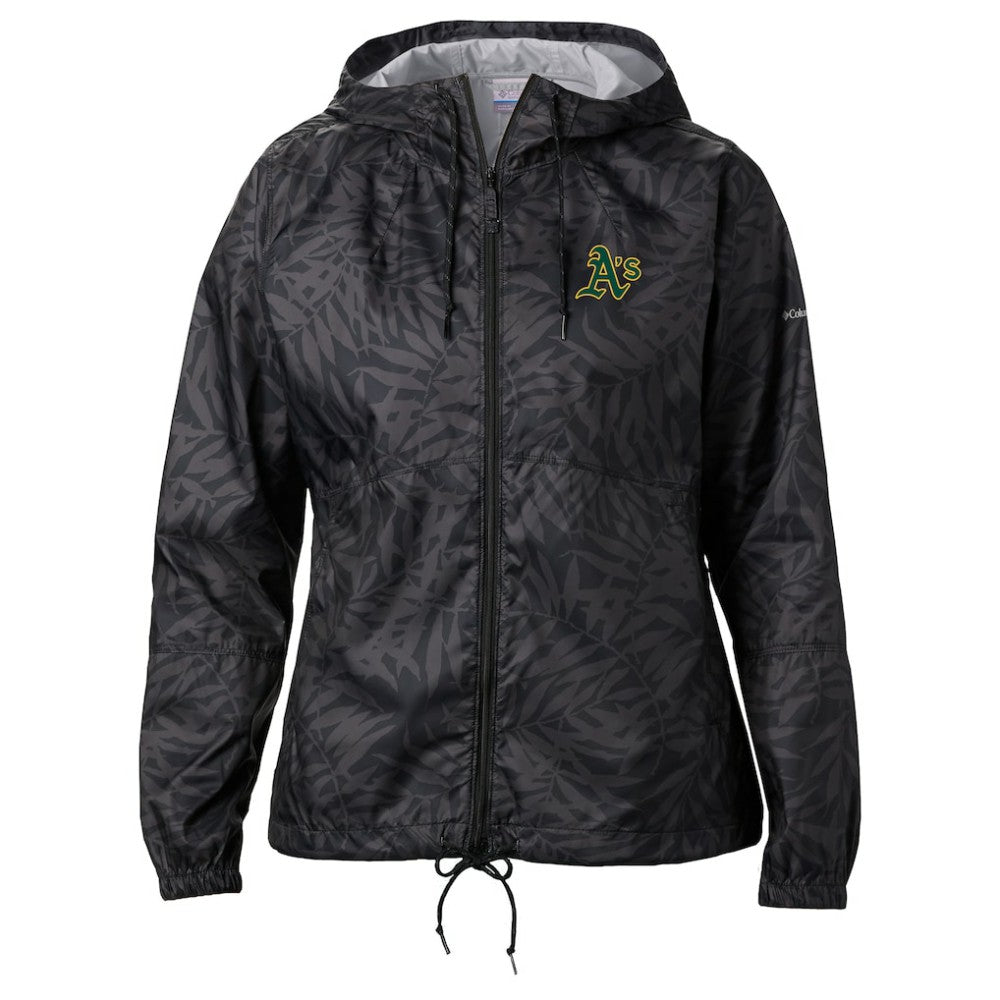 Athletics Columbia Women's Flash Forward Full-Zip Windbreaker Jacket - Black Jackets