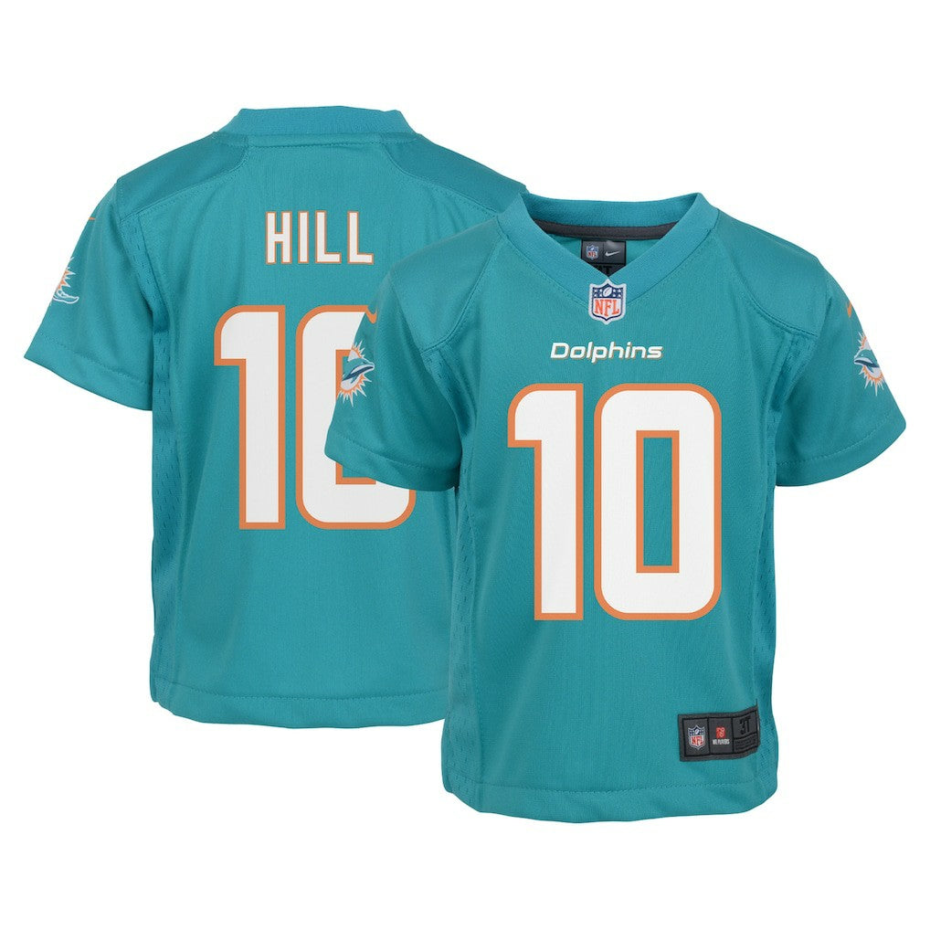 Tyreek Hill Miami Dolphins Preschool Game Jersey - Aqua Jerseys