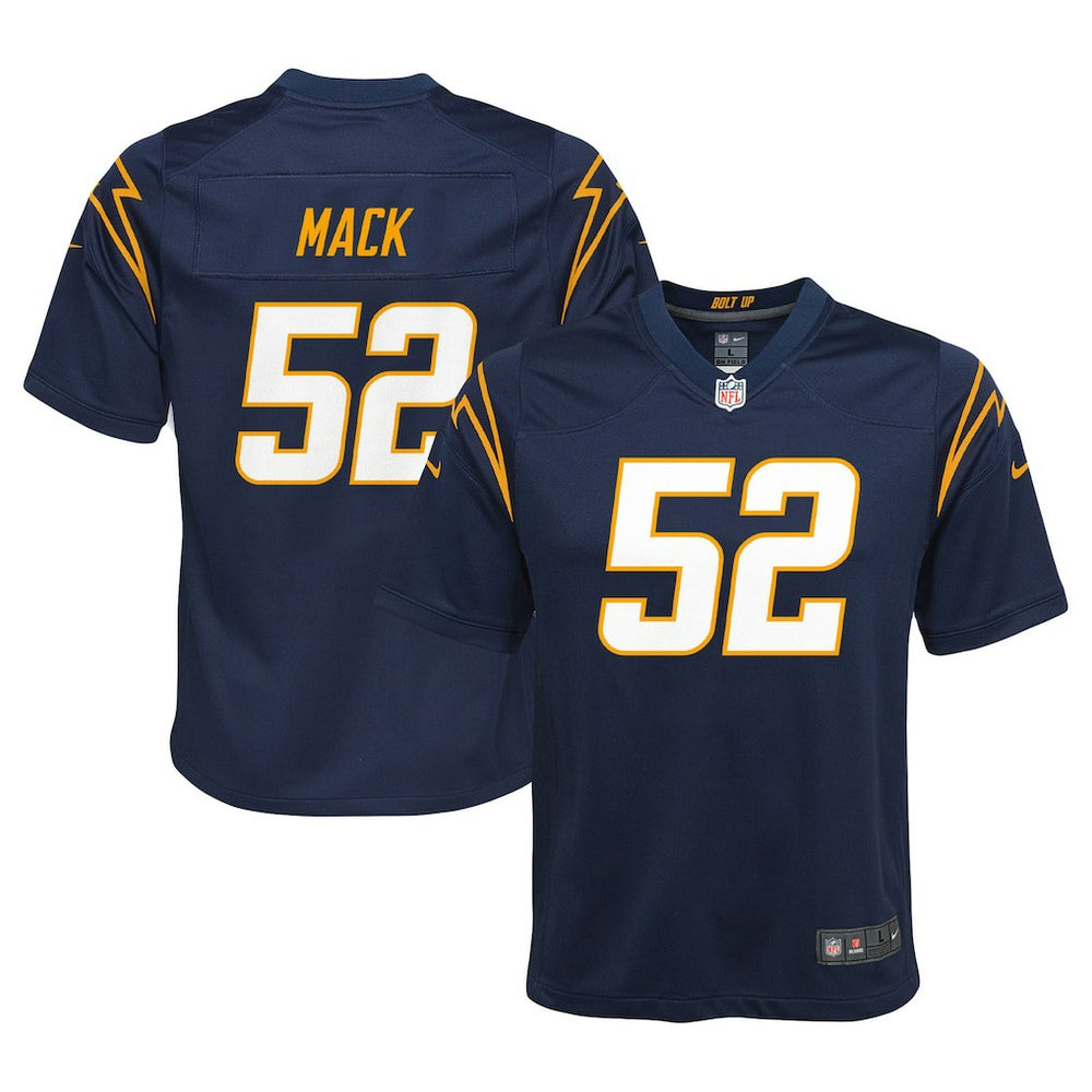 Khalil Mack Los Angeles Chargers Youth Game Jersey - Navy Jerseys