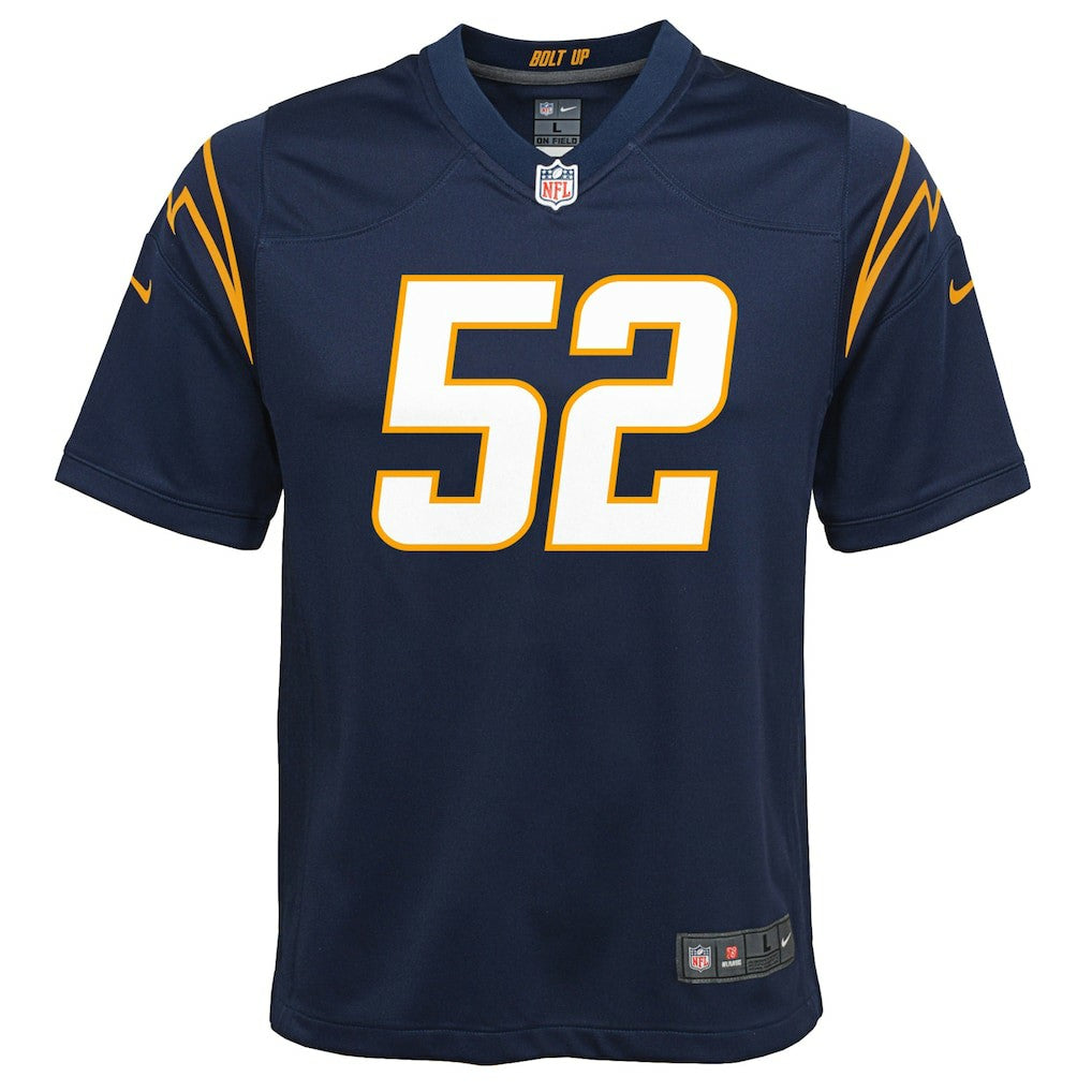Khalil Mack Los Angeles Chargers Youth Game Jersey - Navy Jerseys