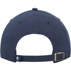 Memphis Grizzlies '47 Core Logo Clean Up Adjustable Hat Navy - 47 brand