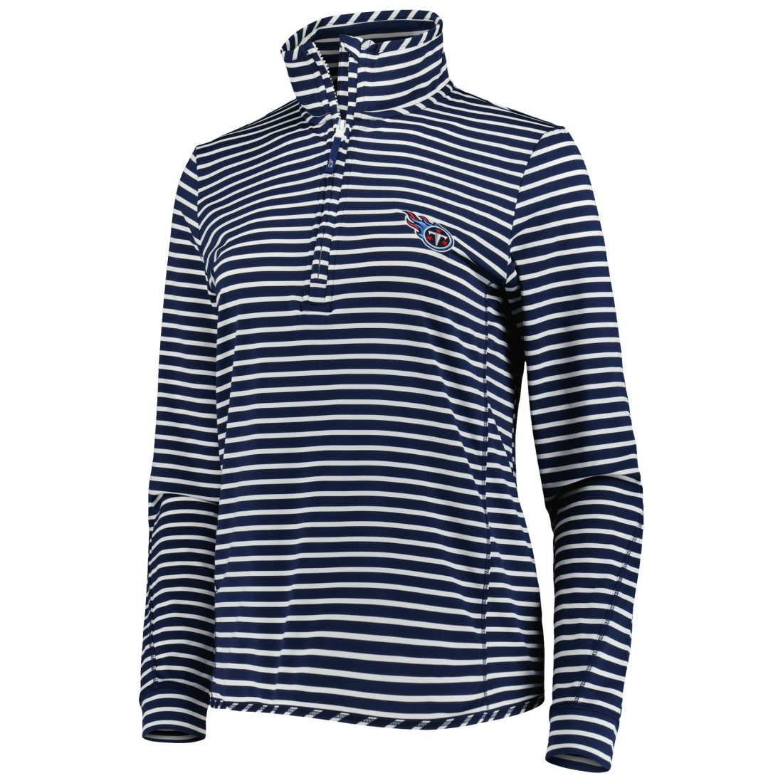 Tennessee Titans Vineyard Vines Women's Sankaty Shep Half-Zip Pullover Top - Navy Pullover