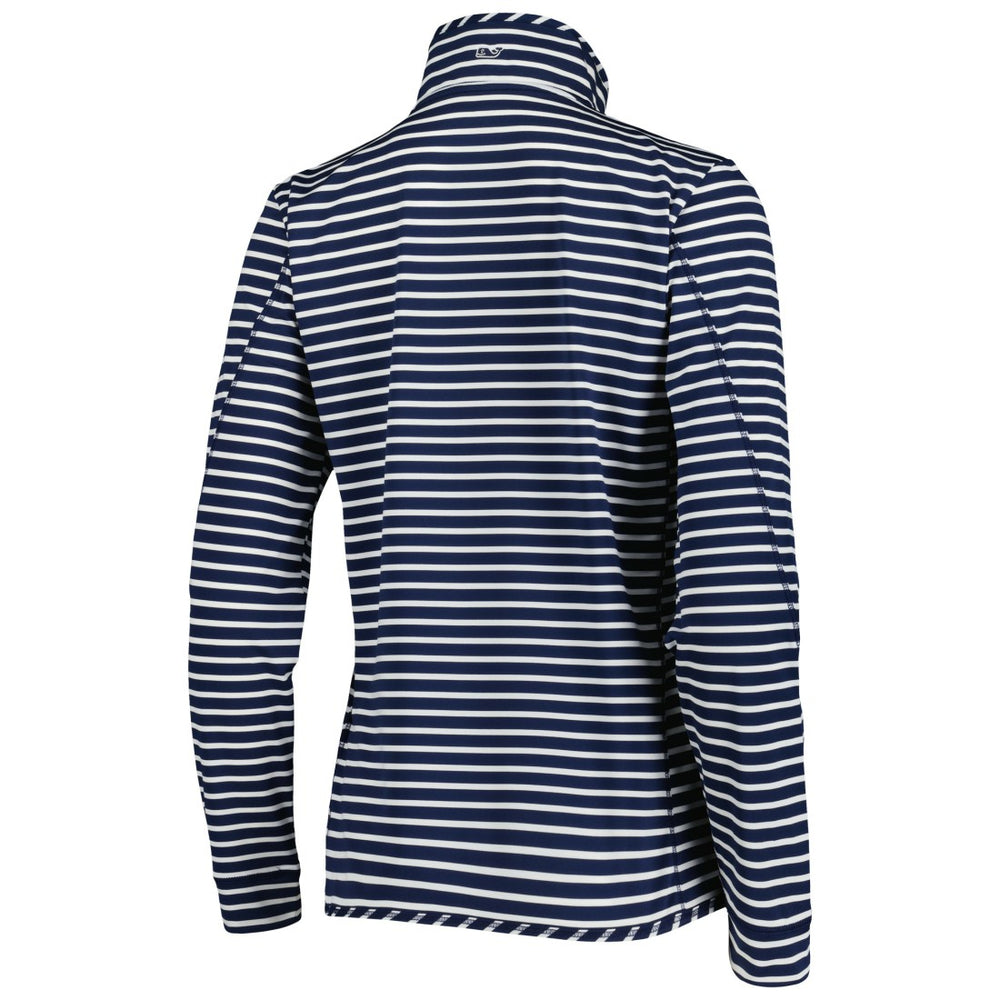 Tennessee Titans Vineyard Vines Women's Sankaty Shep Half-Zip Pullover Top - Navy Pullover