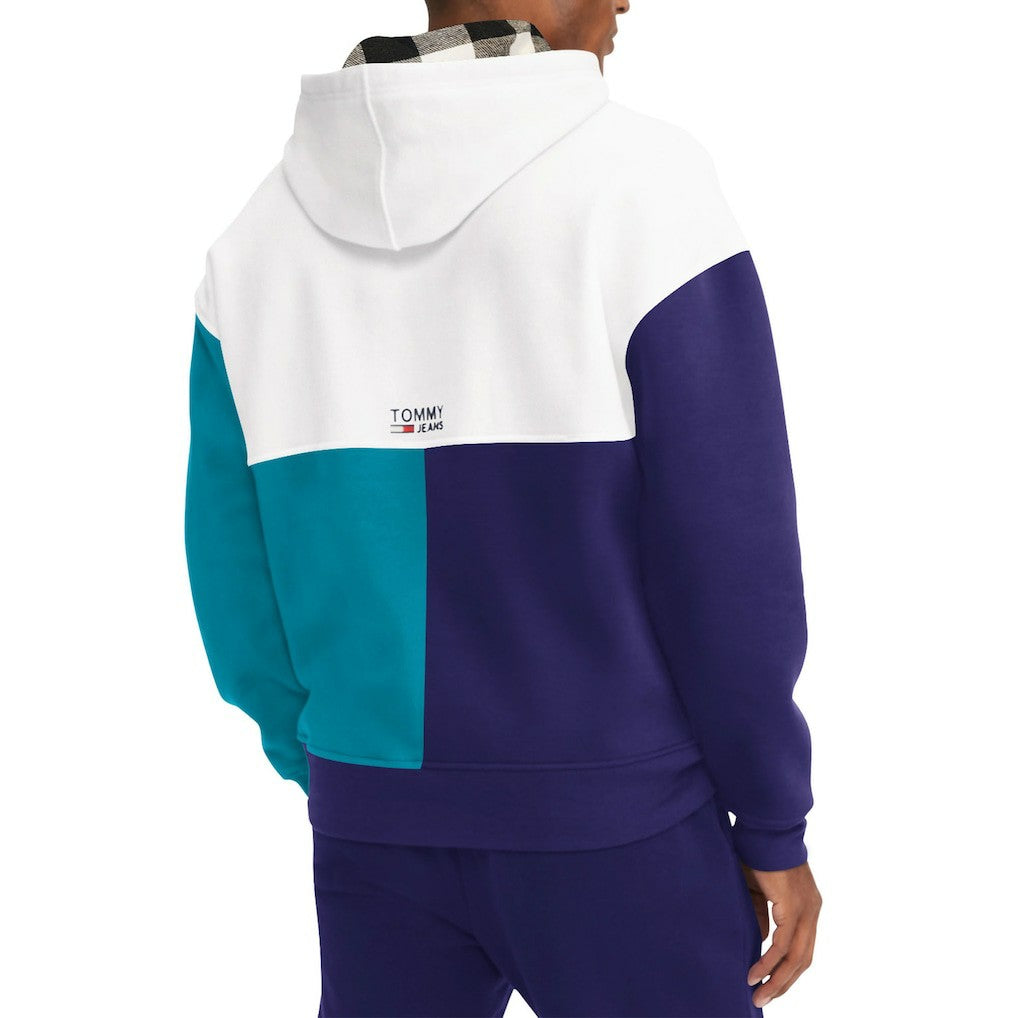 Charlotte Hornets Tommy Jeans Andrew Split Pullover Hoodie White/Purple outlet