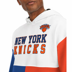 New York Knicks Tommy Jeans Andrew Split Pullover Hoodie White/Royal