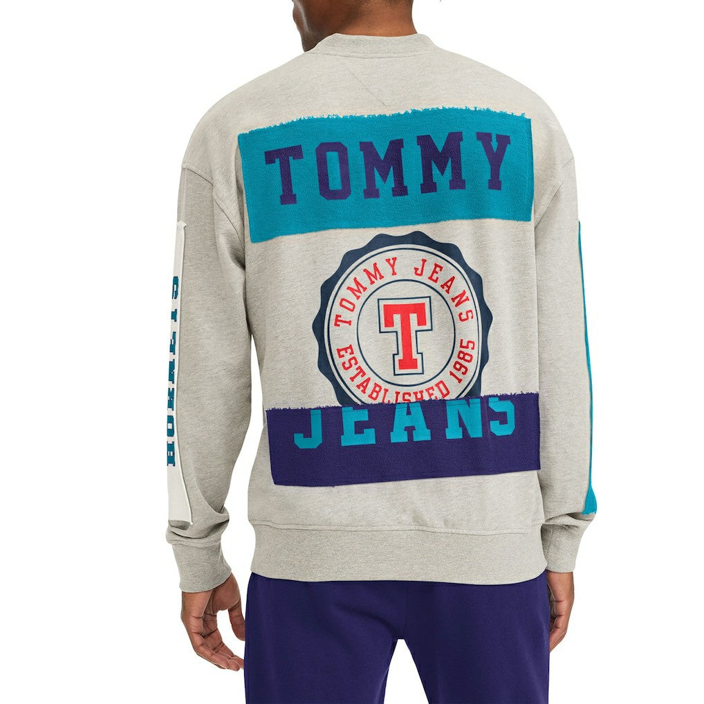 Charlotte Hornets Tommy Jeans James Patch Pullover Sweatshirt Gray outlet
