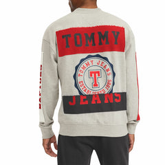 Toronto Raptors Tommy Jeans James Patch Pullover Sweatshirt Gray outlet