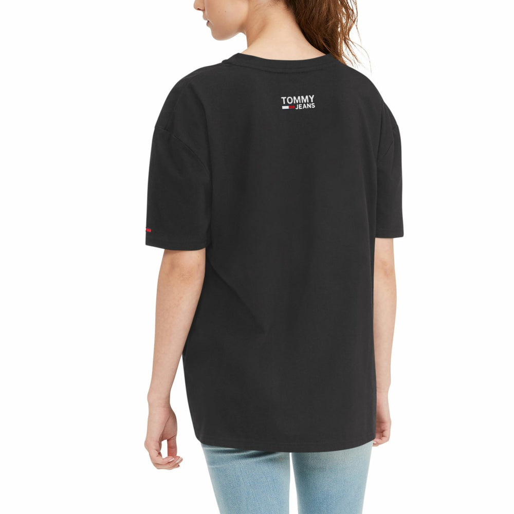 Los Angeles Lakers Tommy Jeans Women's Ashley V-Neck T-Shirt Black