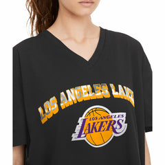 Los Angeles Lakers Tommy Jeans Women's Ashley V-Neck T-Shirt Black