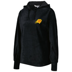 Phoenix Suns Touch Women's End Line Velour Pullover Hoodie Black outlet