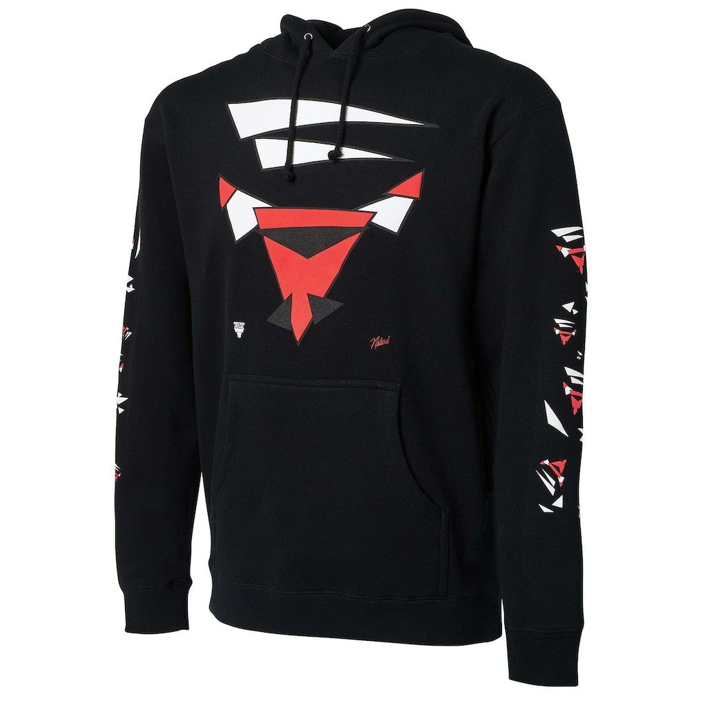 Chicago Bulls NBA x Naturel No Caller ID Pullover Hoodie Black
