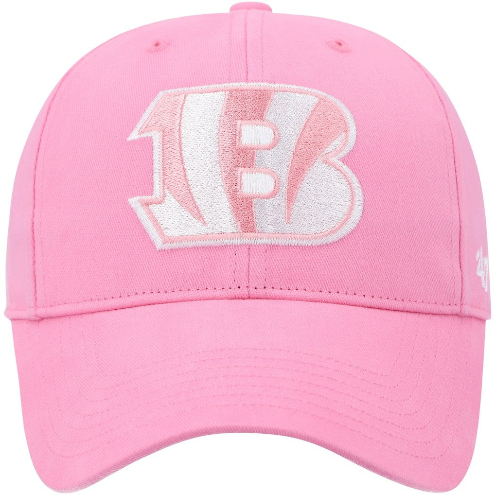 Cincinnati Bengals '47 Girls Youth Rose MVP Adjustable Hat - Pink Hats