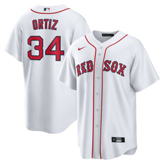 David Ortiz Boston Red Sox Nike Home Replica Player Jersey - White Jerseys