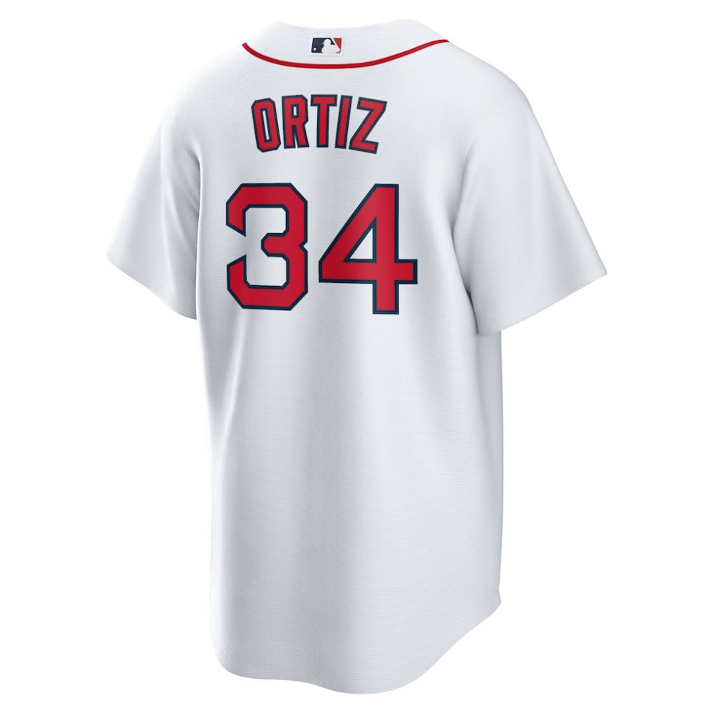 David Ortiz Boston Red Sox Nike Home Replica Player Jersey - White Jerseys
