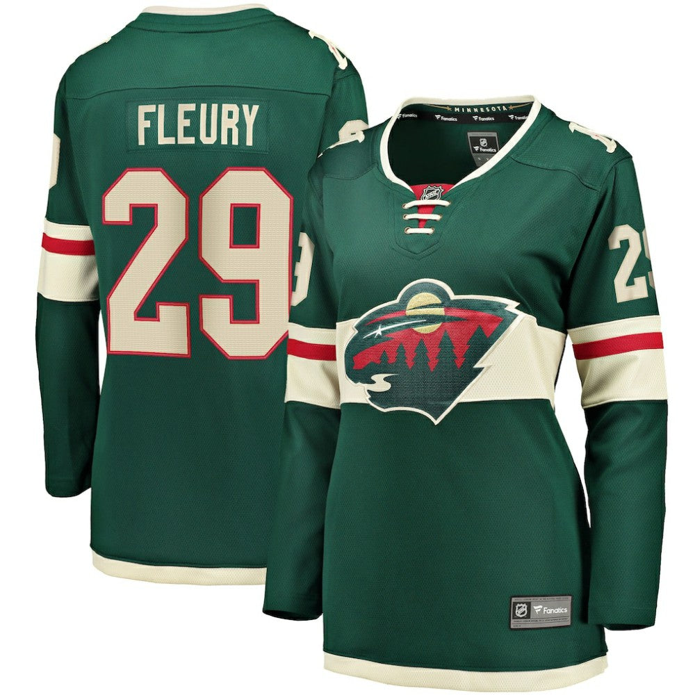 Marc-Andre Fleury Minnesota Wild Fanatics Women's Home Breakaway Player Jersey - Green | US 4822514