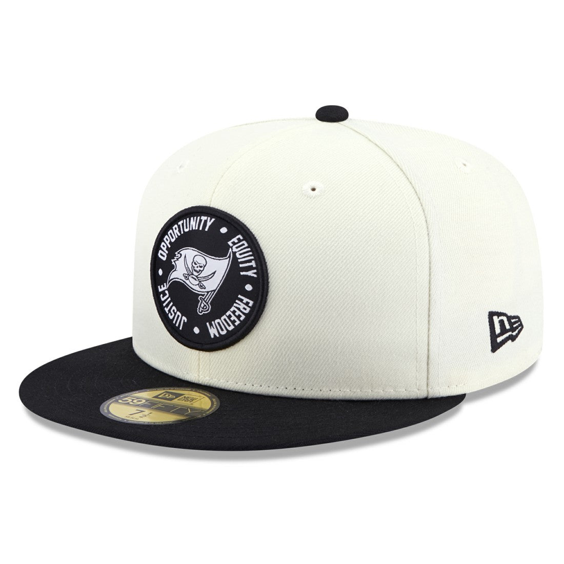 Tampa Bay Buccaneers New Era 2022 Inspire Change 59FIFTY Fitted Hat - Cream/Black Hats