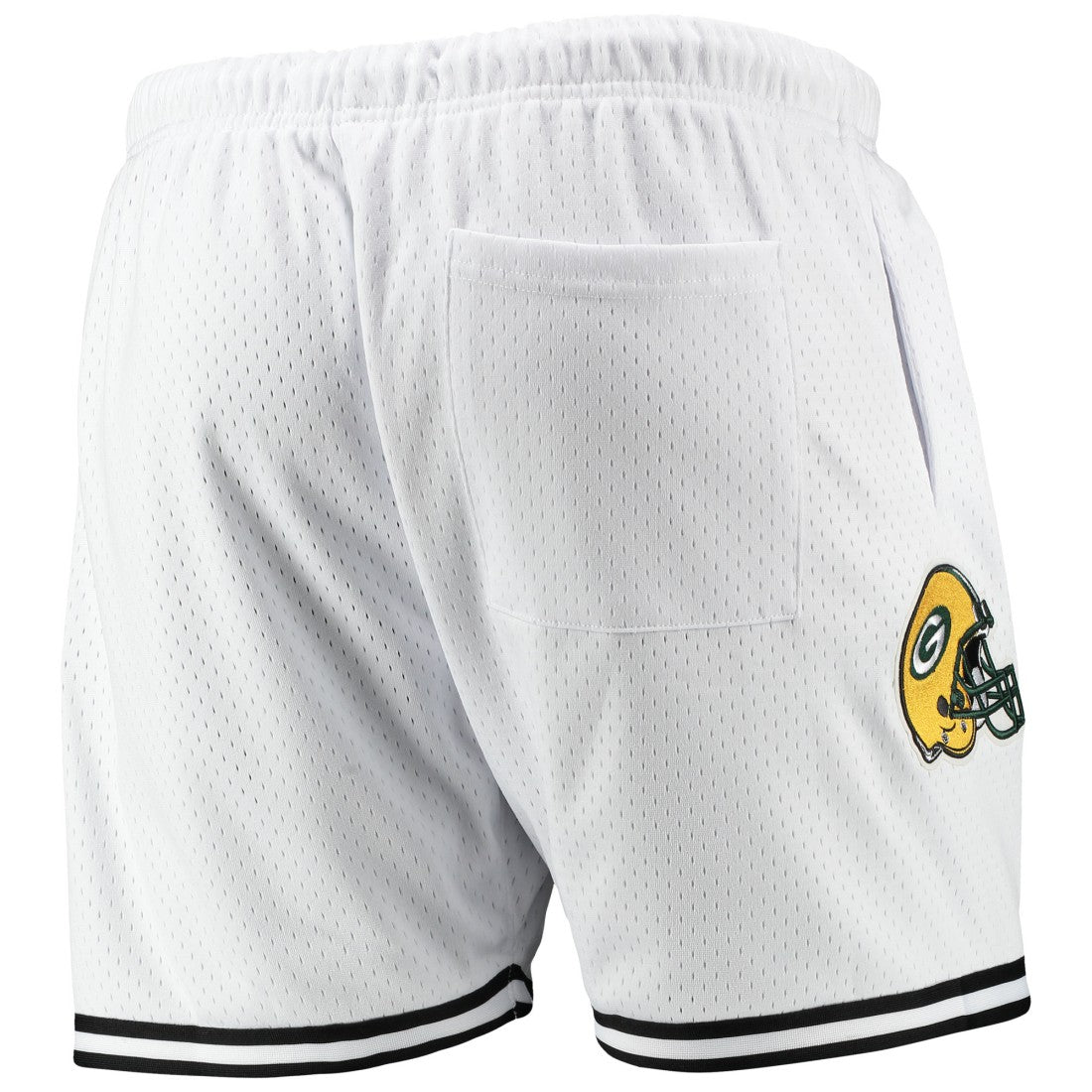 Green Bay Packers Pro Standard Mesh Shorts - White/Black Shorts