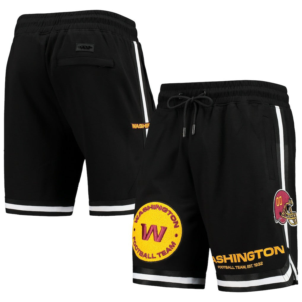 Washington Football Team Pro Standard Core Logo Shorts - Black Shorts