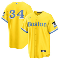 David Ortiz Boston Red Sox Nike Retired Player City Connect Replica Jersey - Gold Jerseys