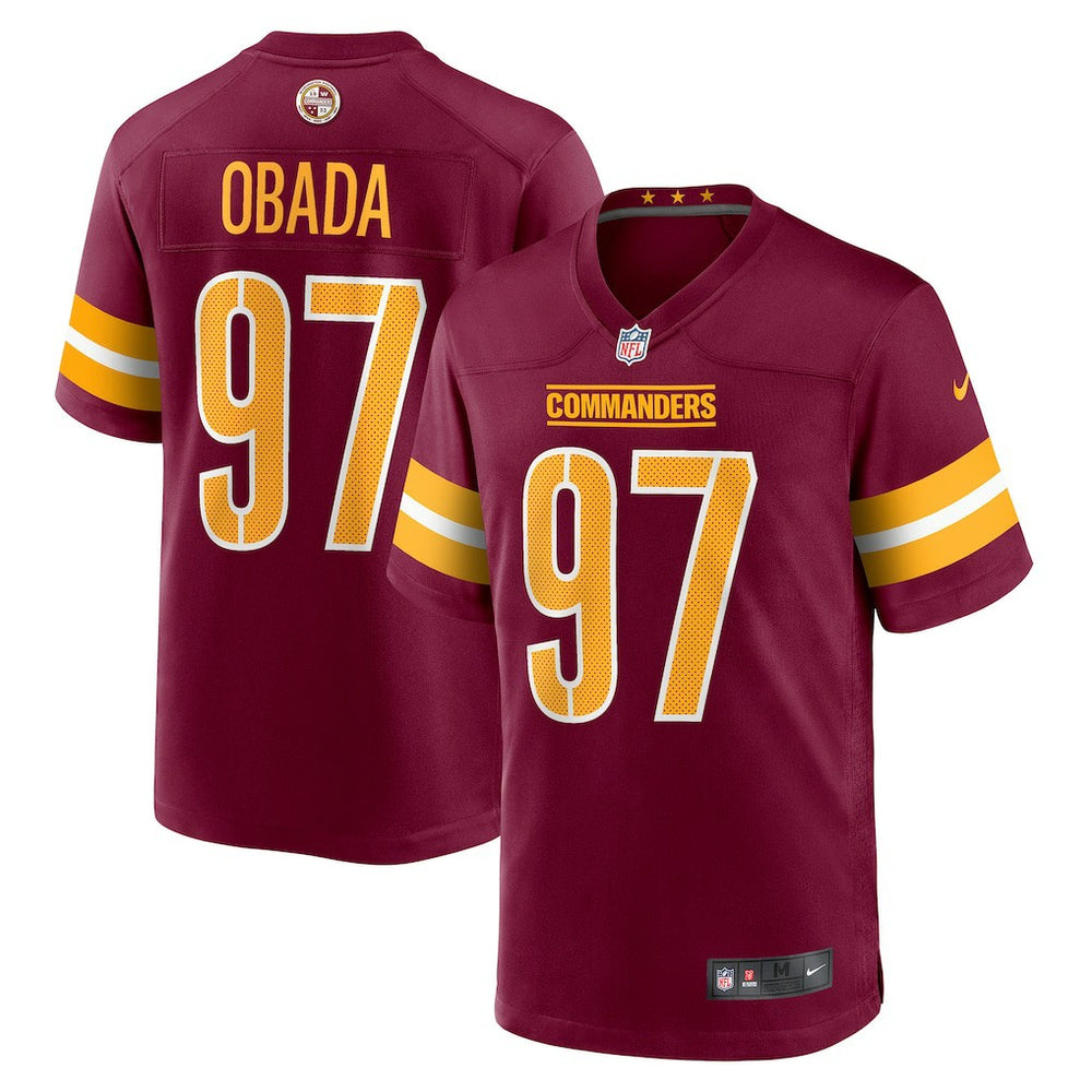 Efe Obada Washington Commanders Game Jersey - Burgundy Jerseys