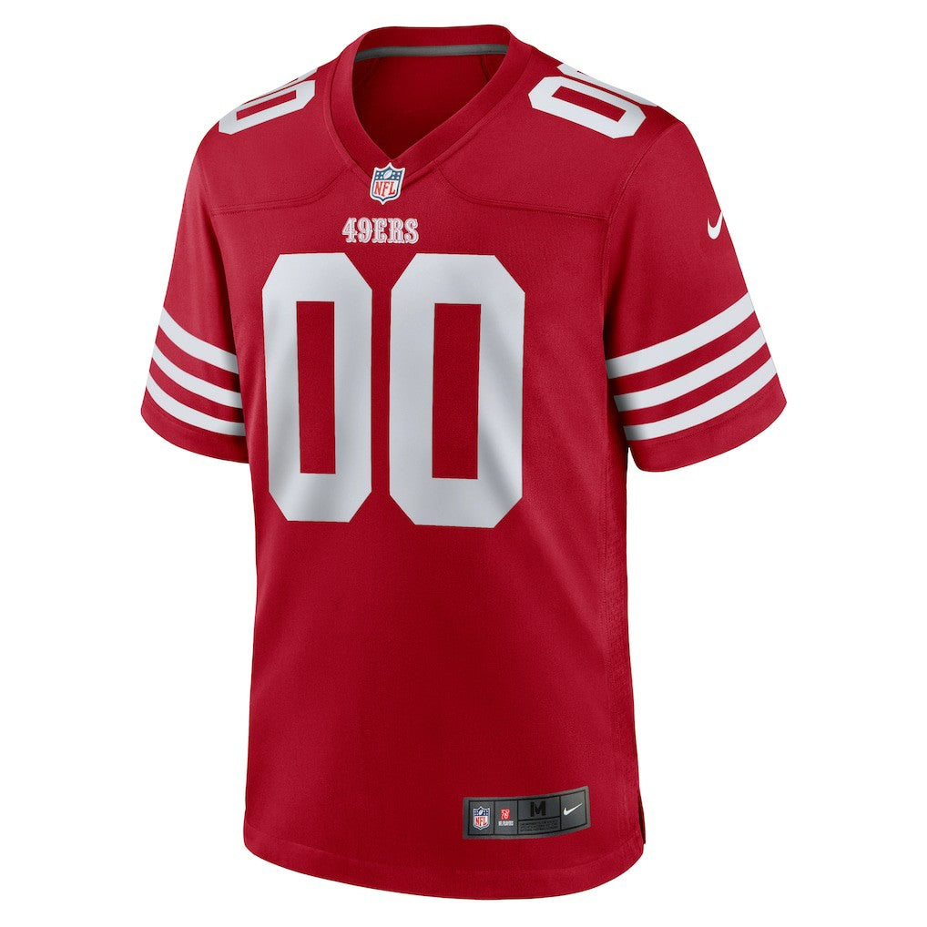 San Francisco 49ers Youth Game Custom Jersey - Scarlet Jerseys