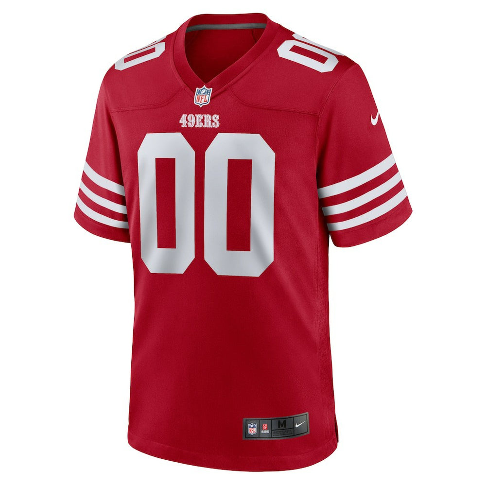 San Francisco 49ers Youth Game Custom Jersey - Scarlet Jerseys