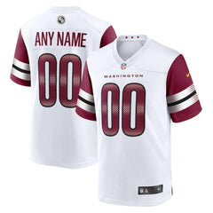 Washington Commanders Game Custom Player Jersey - White Jerseys