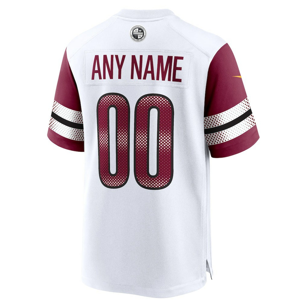 Washington Commanders Game Custom Player Jersey - White Jerseys