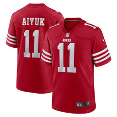 Brandon Aiyuk San Francisco 49ers Team Player Game Jersey - Scarlet Jerseys