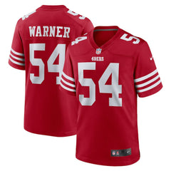 Fred Warner San Francisco 49ers Player Game Jersey - Scarlet Jerseys
