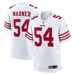 Fred Warner San Francisco 49ers Player Game Jersey - White Jerseys