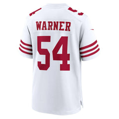 Fred Warner San Francisco 49ers Player Game Jersey - White Jerseys