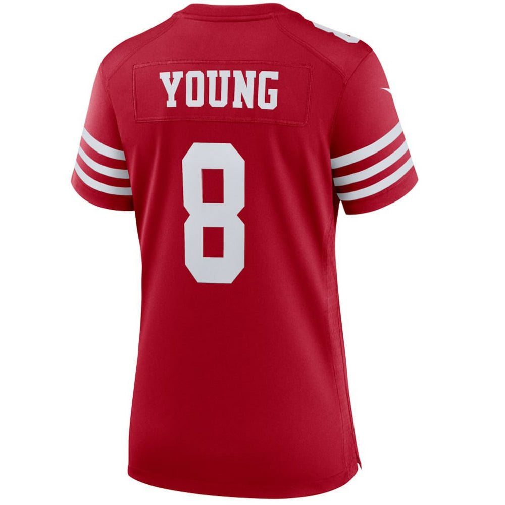 Steve Young San Francisco 49ers Women's Retired Player Game Jersey - Scarlet Jerseys