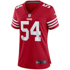 Fred Warner San Francisco 49ers Women's Player Jersey - Scarlet Jerseys
