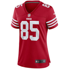 George Kittle San Francisco 49ers Women's Player Jersey - Scarlet Jerseys