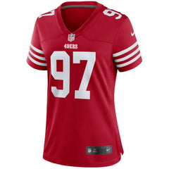 Nick Bosa San Francisco 49ers Women's Player Jersey - Scarlet Jerseys