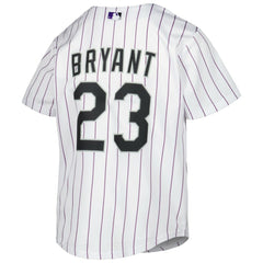 Kris Bryant Colorado Rockies Nike Youth Alternate Replica Player Jersey - White Jerseys