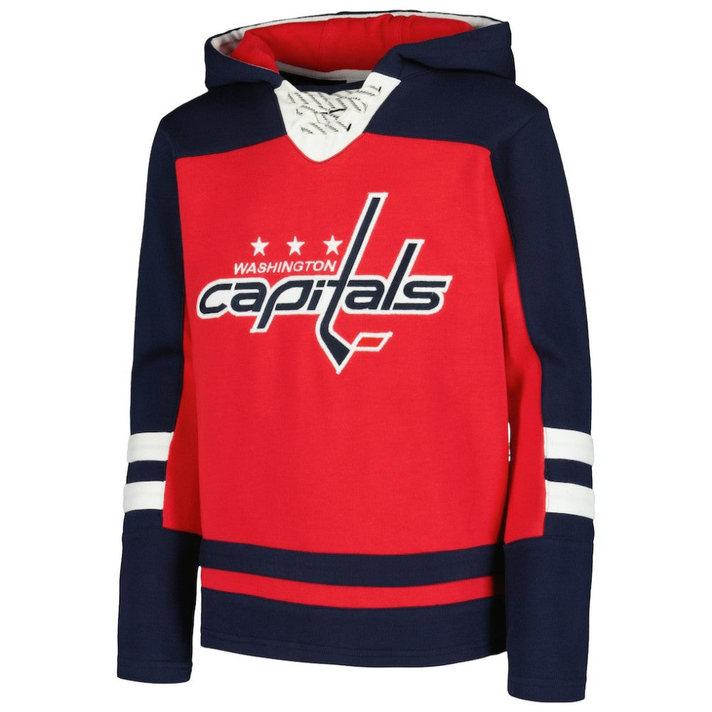 TJ Oshie Washington Capitals Youth Ageless Must-Have V-Neck Name & Number Pullover Hoodie - Red | US 4829895