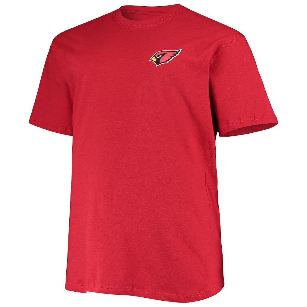 Arizona Cardinals Big & Tall #1 Dad 2-Hit T-Shirt - Cardinal T-shirts