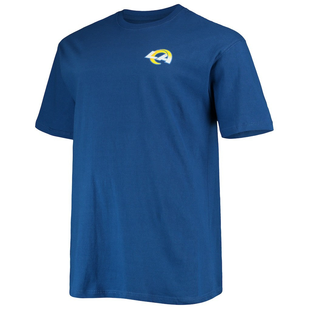 Los Angeles Rams Big & Tall #1 Dad 2-Hit T-Shirt - Royal T-shirts
