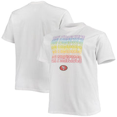 San Francisco 49ers Big & Tall City Pride T-Shirt - White T-shirts