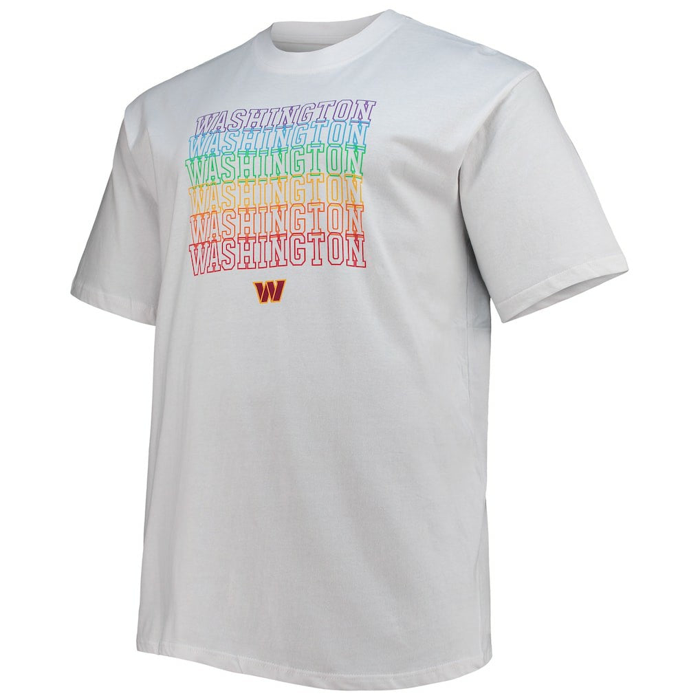 Washington Commanders Big & Tall City Pride T-Shirt - White T-shirts