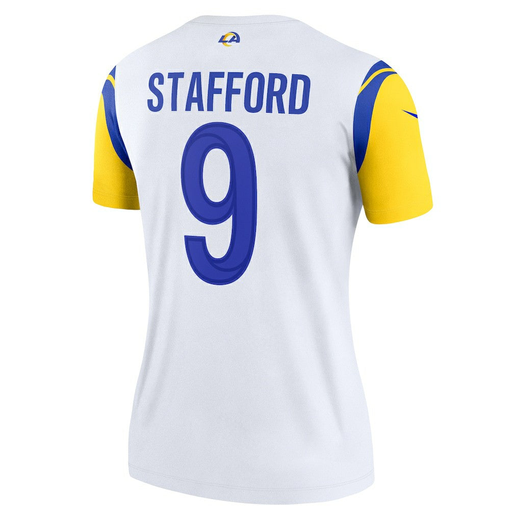 Matthew Stafford Los Angeles Rams Women's Alternate Legend Player Performance Top - White Tops