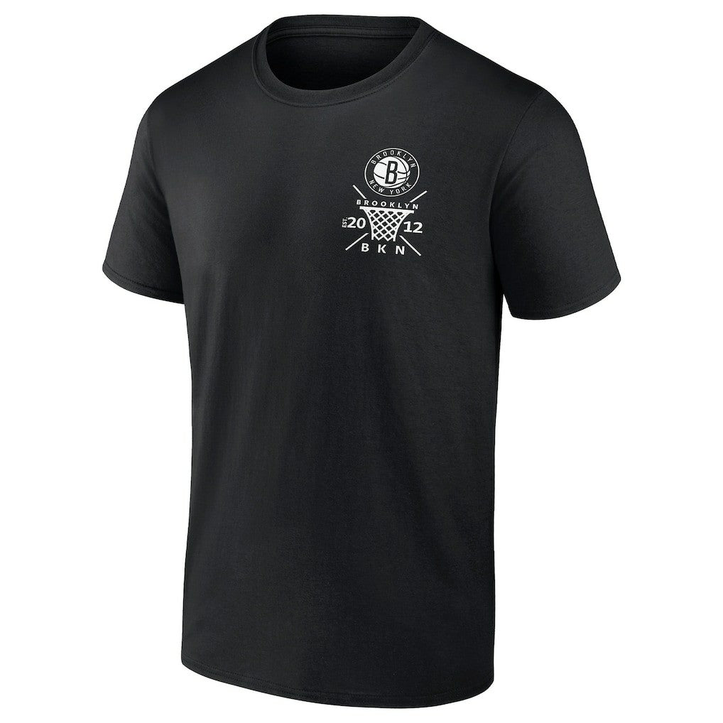 Brooklyn Nets Court Street Collective T-Shirt Black - Fanatics