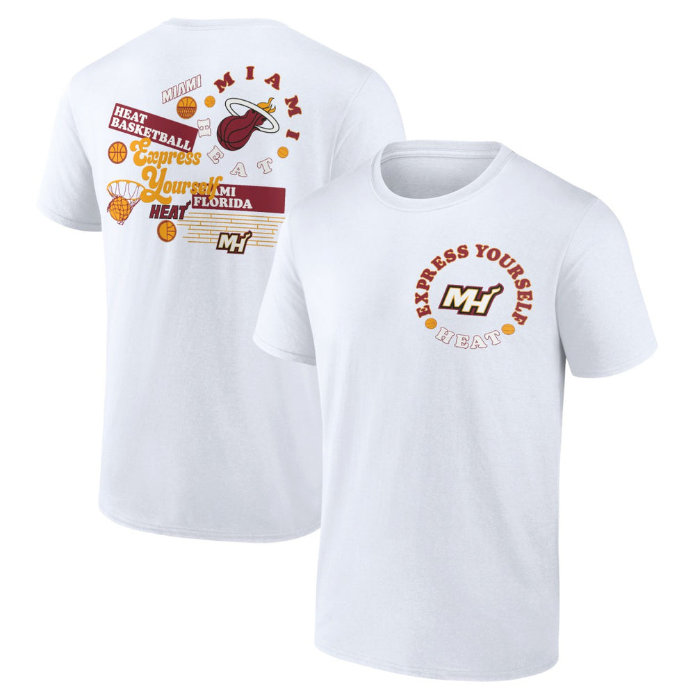 Miami Heat Street Collective T-Shirt White - Fanatics