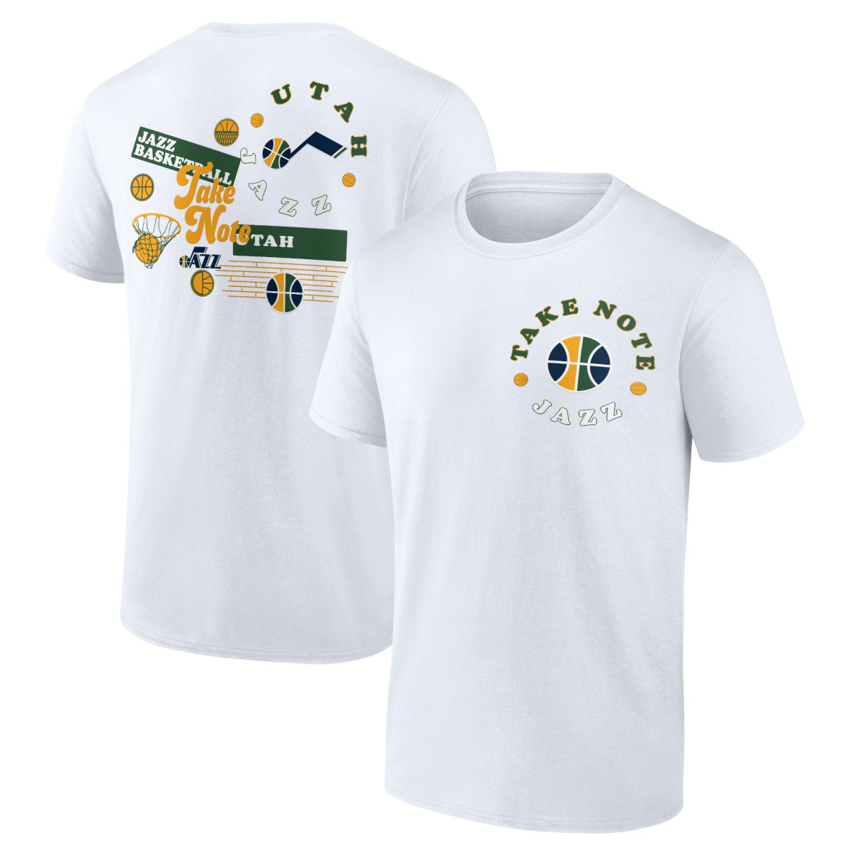 Utah Jazz Street Collective T-Shirt White - Fanatics