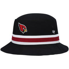 Arizona Cardinals '47 Striped Bucket Hat - Black Hats