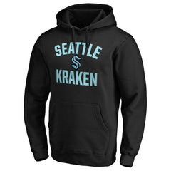 Seattle Kraken Fanatics Big & Tall Victory Arch Pullover Hoodie - Black | US 4841585