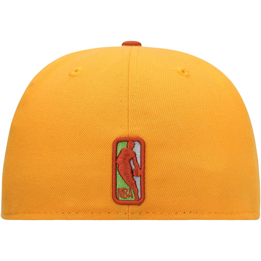 Philadelphia 76ers 59FIFTY Fitted Hat Gold/Rust - New Era